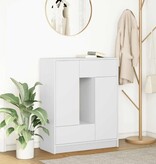 VidaXL Dressoir met lades en deuren 73x31x90 cm wit