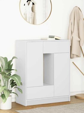 VidaXL Dressoir met lades en deuren 73x31x90 cm wit
