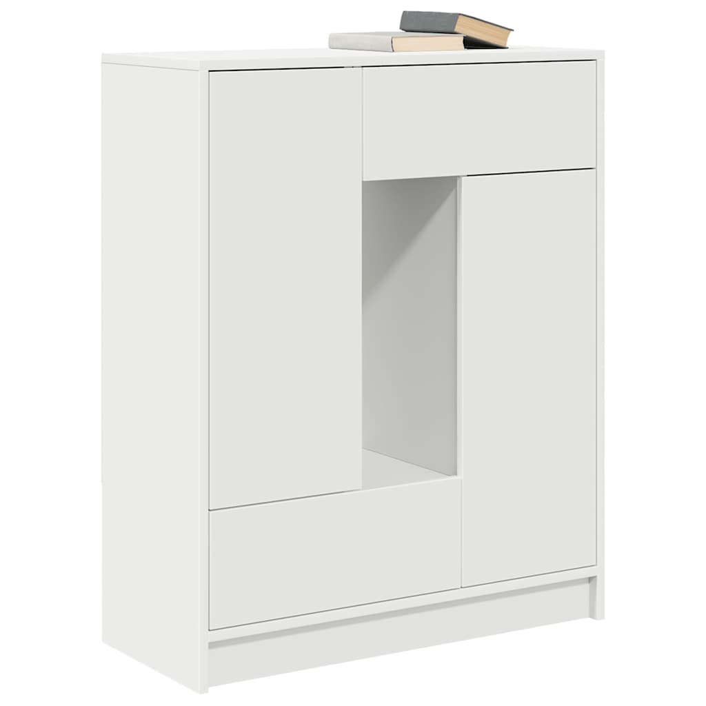 VidaXL Dressoir met lades en deuren 73x31x90 cm wit