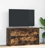 VidaXL Tv-meubel 100x35x54 cm bewerkt hout gerookt eikenkleurig