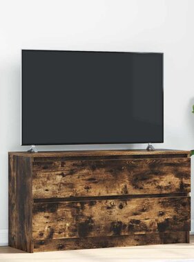 VidaXL Tv-meubel 100x35x54 cm bewerkt hout gerookt eikenkleurig