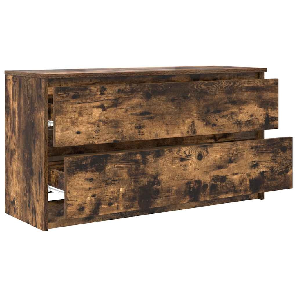VidaXL Tv-meubel 100x35x54 cm bewerkt hout gerookt eikenkleurig