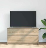 VidaXL Tv-meubel 100x35x54 cm bewerkt hout sonoma eikenkleurig