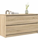 VidaXL Tv-meubel 100x35x54 cm bewerkt hout sonoma eikenkleurig