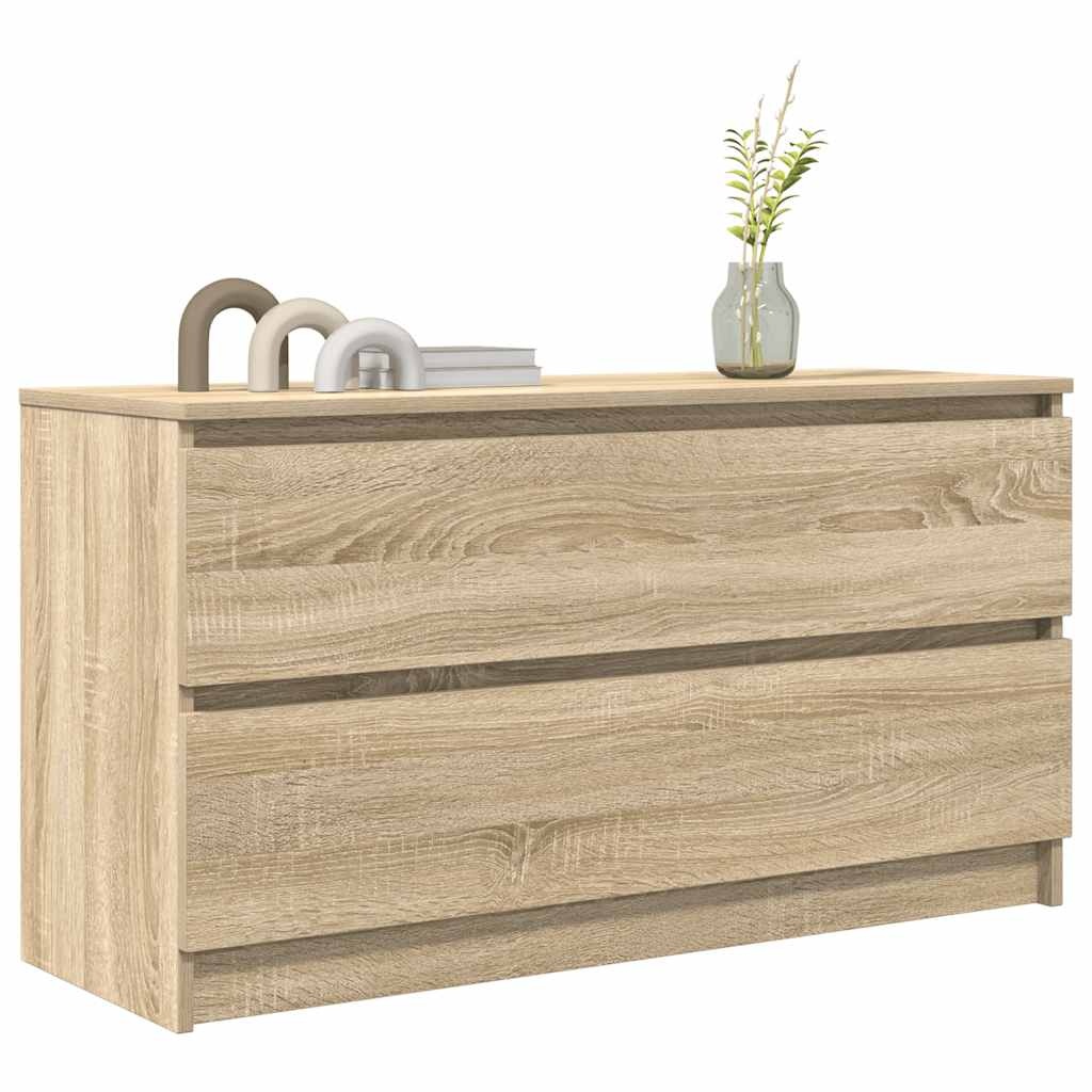 VidaXL Tv-meubel 100x35x54 cm bewerkt hout sonoma eikenkleurig