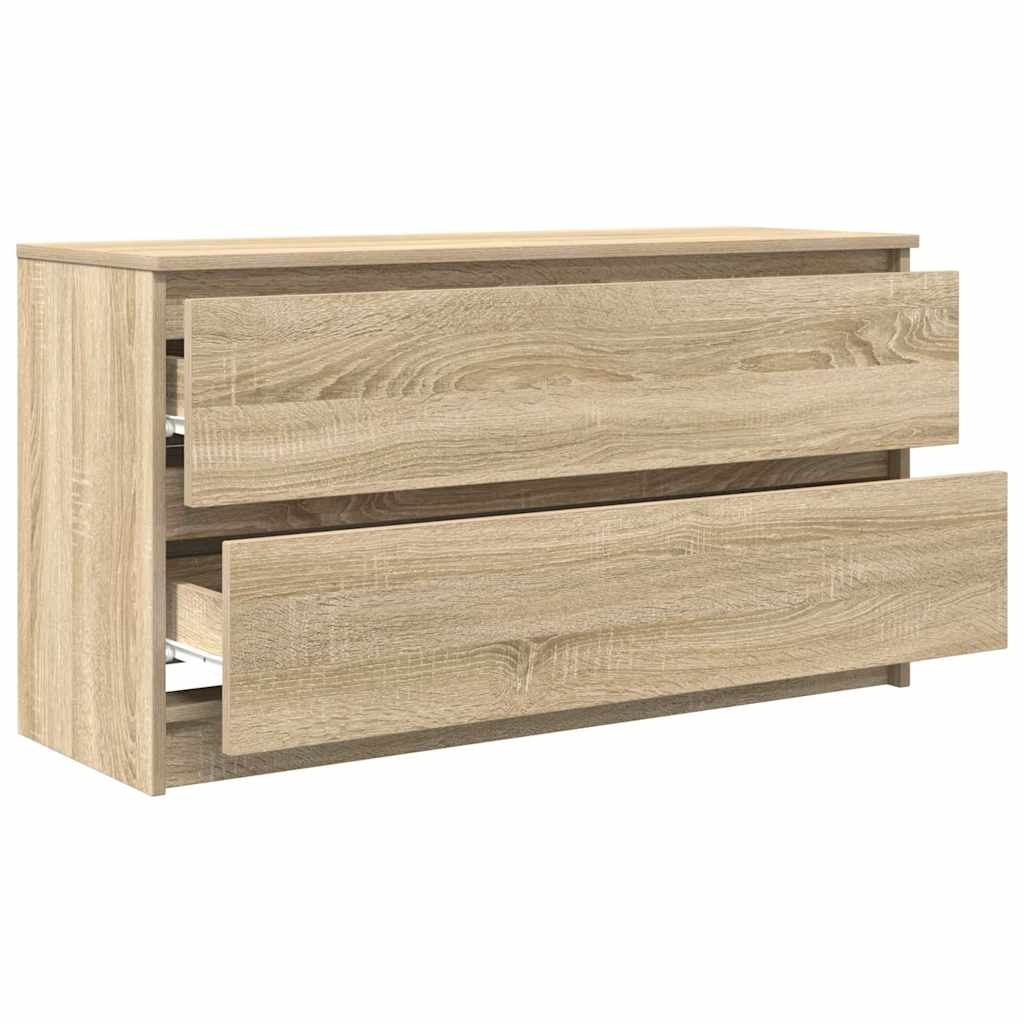 VidaXL Tv-meubel 100x35x54 cm bewerkt hout sonoma eikenkleurig