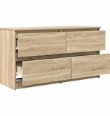 VidaXL Tv-meubel 100x35x54 cm bewerkt hout sonoma eikenkleurig