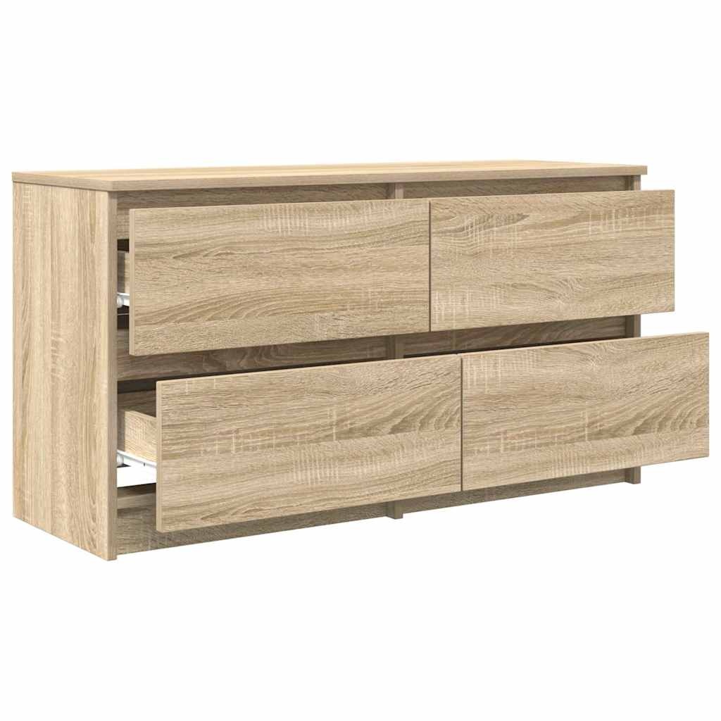 VidaXL Tv-meubel 100x35x54 cm bewerkt hout sonoma eikenkleurig
