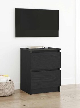 VidaXL Tv-meubel 40x35x54 cm spaanplaat zwart