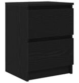 VidaXL Tv-meubel 40x35x54 cm spaanplaat zwart