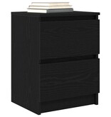 VidaXL Tv-meubel 40x35x54 cm spaanplaat zwart