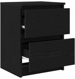 VidaXL Tv-meubel 40x35x54 cm spaanplaat zwart