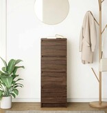 VidaXL Dressoir 37,5x35x99 cm spaanplaat bruin eikenkleurig