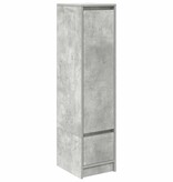 VidaXL Highboard 29,5x34x119,5 cm spaanplaat betongrijs