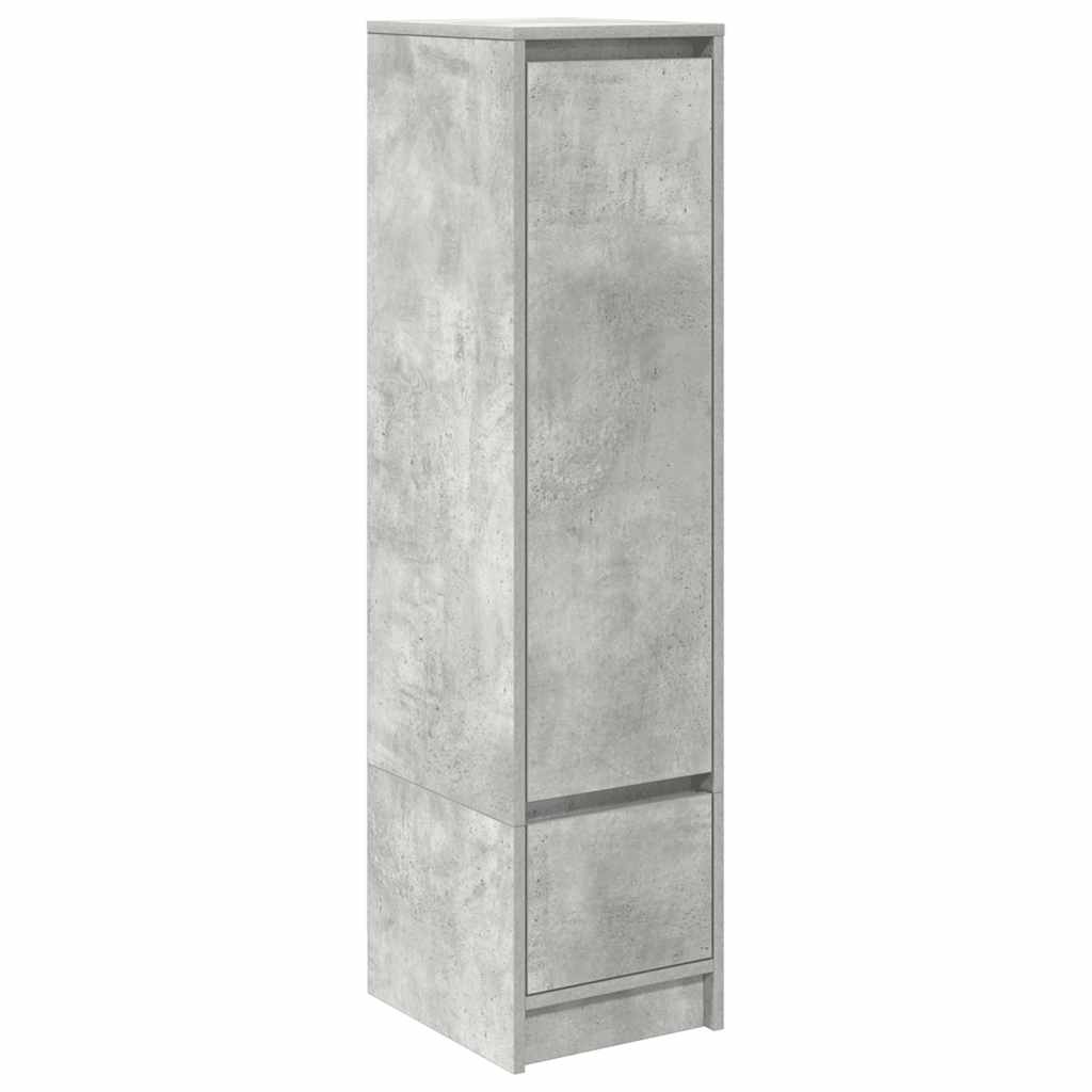 VidaXL Highboard 29,5x34x119,5 cm spaanplaat betongrijs