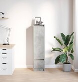 VidaXL Highboard 29,5x34x119,5 cm spaanplaat betongrijs