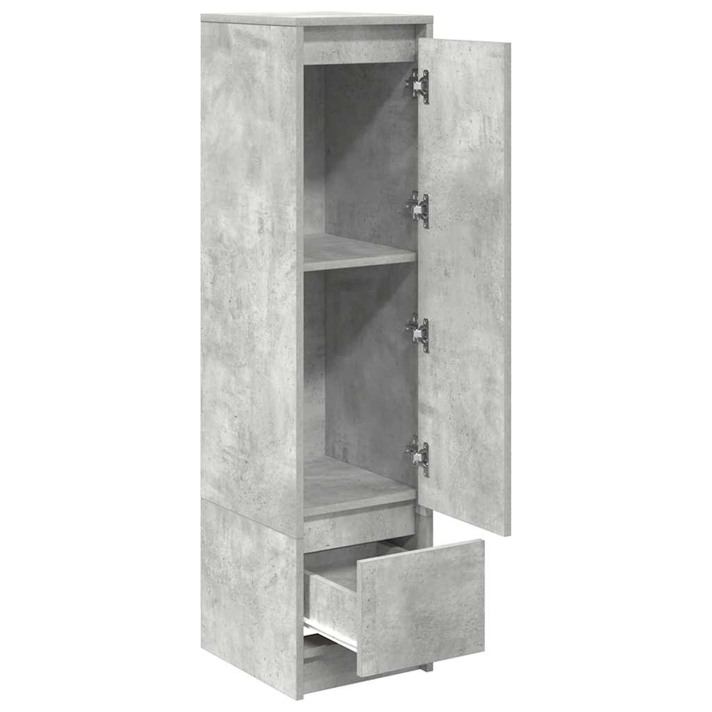 VidaXL Highboard 29,5x34x119,5 cm spaanplaat betongrijs