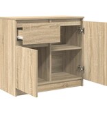 VidaXL Dressoir met lade 71x35x65 cm spaanplaat sonoma eikenkleurig
