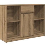 VidaXL Dressoir lade 101x35x76 cm spaanplaat artisanaal eikenkleurig