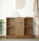 VidaXL Dressoir lade 101x35x76 cm spaanplaat artisanaal eikenkleurig