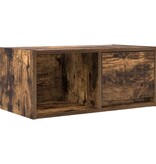 VidaXL TV-meubel 60x31x25,5 cm bewerkt hout gerookt eikenkleurig