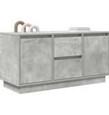 VidaXL Tv-meubel met LED-verlichting 100x41x50 cm betongrijs