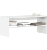 VidaXL Tv-meubel 100x40x40 cm bewerkt hout hoogglans wit