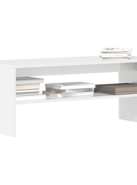 VidaXL Tv-meubel 100x40x40 cm bewerkt hout hoogglans wit