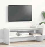 VidaXL Tv-meubel 100x40x40 cm bewerkt hout hoogglans wit