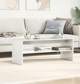 VidaXL Tv-meubel 100x40x40 cm bewerkt hout hoogglans wit