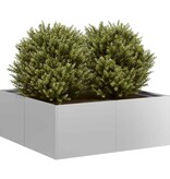 VidaXL Plantenbak 80x80x30 cm gegalvaniseerd staal