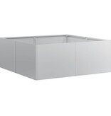 VidaXL Plantenbak 80x80x30 cm gegalvaniseerd staal