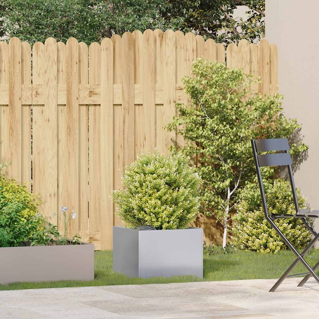 VidaXL Plantenbak 40x40x30 cm gegalvaniseerd staal