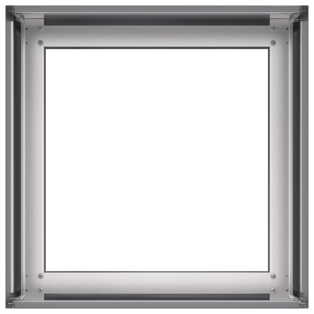 VidaXL Plantenbak 40x40x30 cm gegalvaniseerd staal