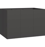 VidaXL Plantenbak 120x80x80 cm staal zwart