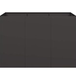 VidaXL Plantenbak 120x80x80 cm staal zwart