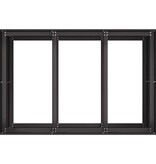 VidaXL Plantenbak 120x80x80 cm staal zwart