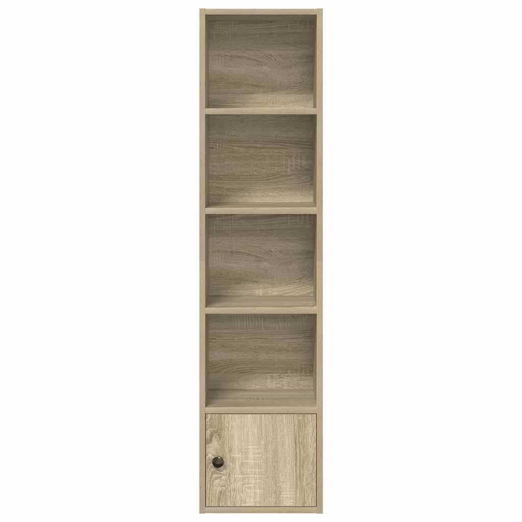 VidaXL Boekenkast 31x24x127 cm bewerkt hout sonoma eikenkleurig
