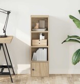VidaXL Boekenkast 31x24x102 cm bewerkt hout sonoma eikenkleurig