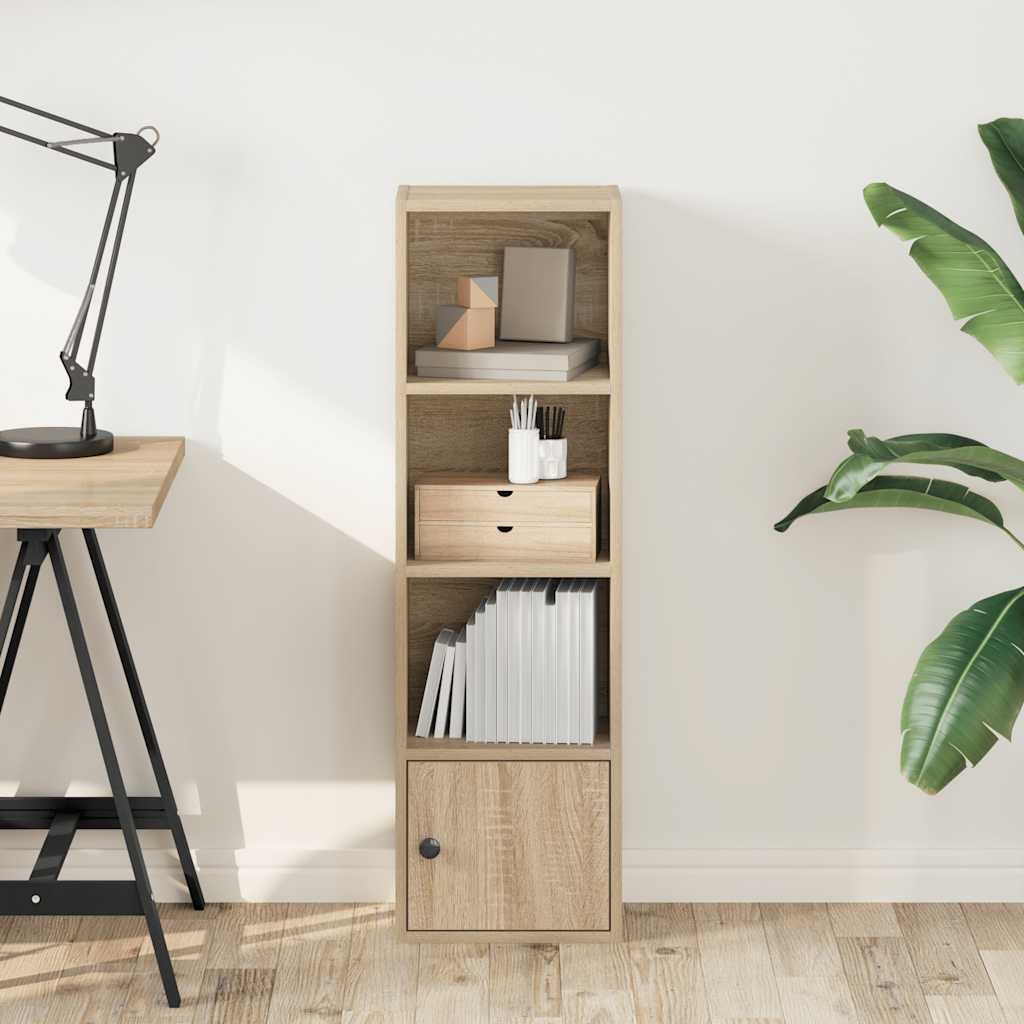VidaXL Boekenkast 31x24x102 cm bewerkt hout sonoma eikenkleurig