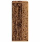 VidaXL Boekenkast 60x30x71,5 cm bewerkt hout oud houtkleurig