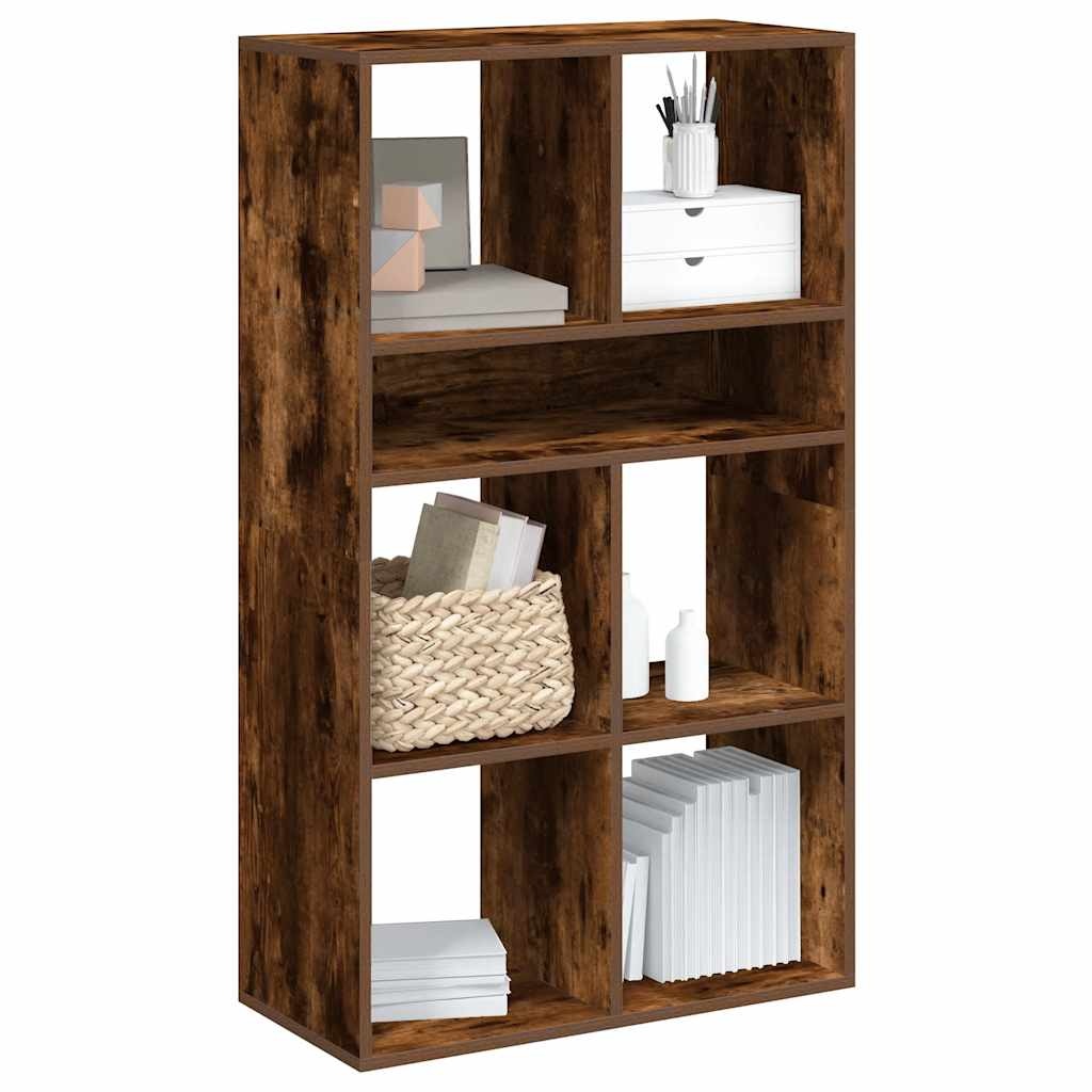 VidaXL Boekenkast 66x31x112 cm bewerkt hout gerookt eikenkleurig