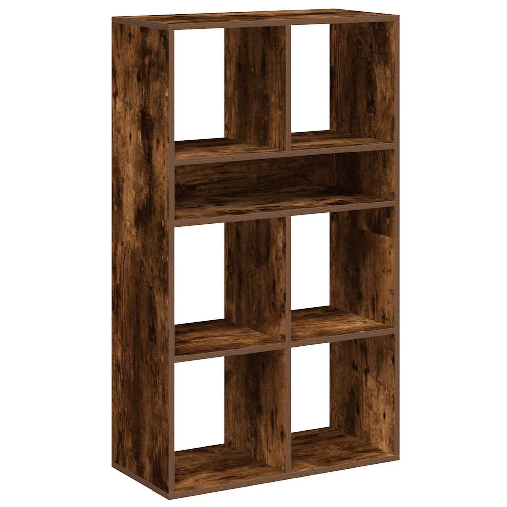 VidaXL Boekenkast 66x31x112 cm bewerkt hout gerookt eikenkleurig