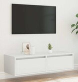 VidaXL Tv-meubel met LED-verlichting 100X35,5x25 cm wit