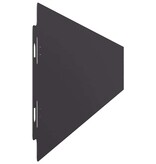 VidaXL Gazonranden 50 st 10x103 cm koudgewalst staal zwart