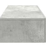 VidaXL Wandschap met lades 100x36x19 cm bewerkt hout betongrijs