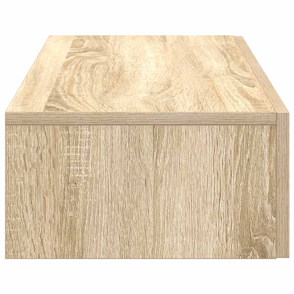 VidaXL Wandschap met lades 80x33x17 cm bewerkt hout sonoma eikenkleur