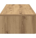 VidaXL Wandschap met lades 60x26,5x15 cm bewerkt hout artisanaal eiken