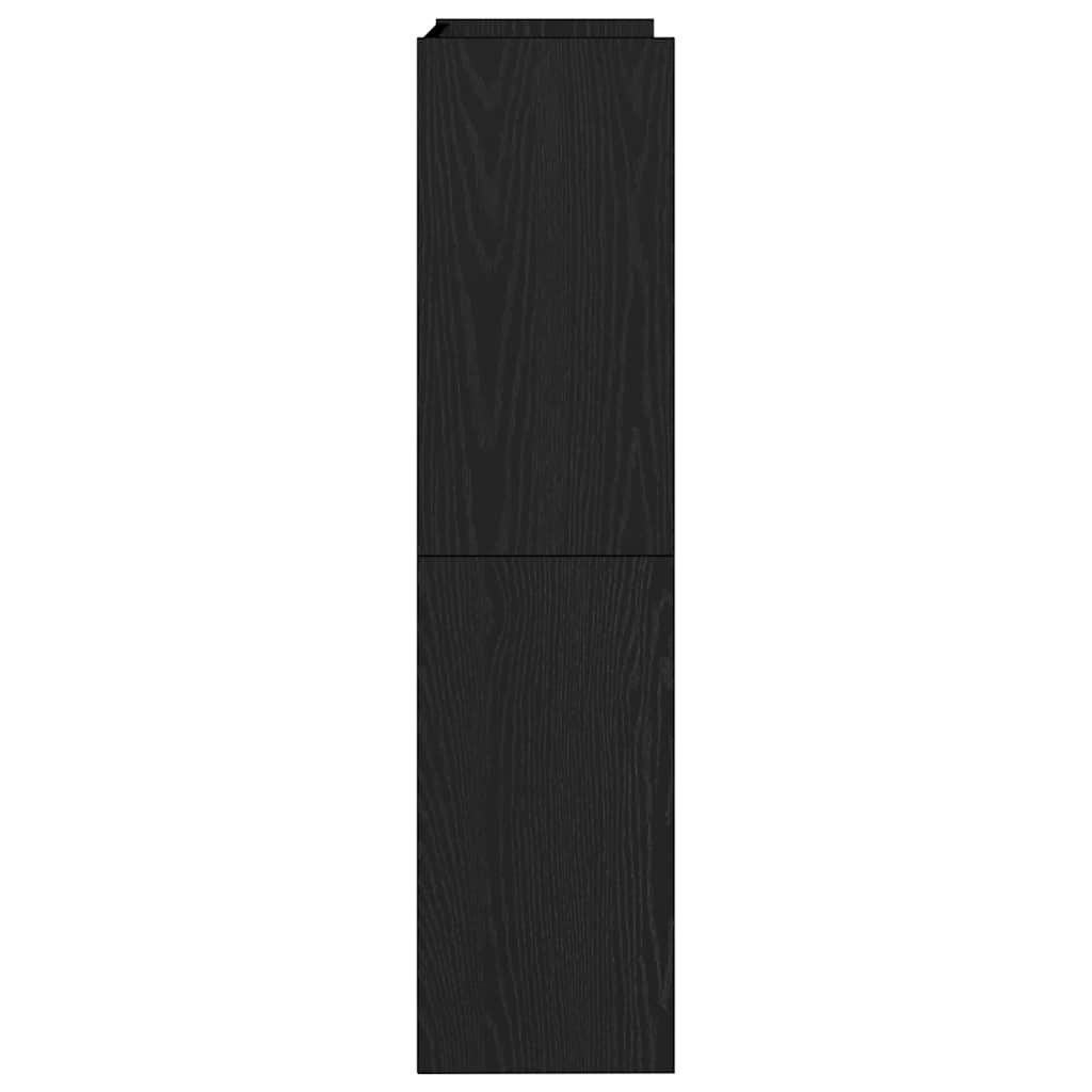 VidaXL Schoenenrek 60x25x100 cm bewerkt hout zwart