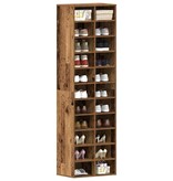 VidaXL Schoenenkast 54x34x183 cm spaanplaat oud hout